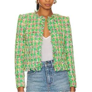 Women's Green Tweed Jacket